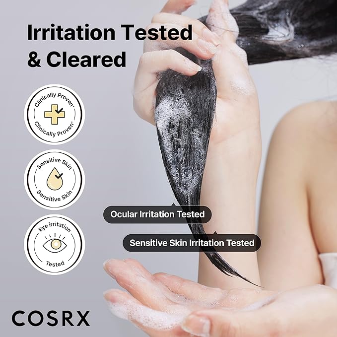 COSRX PEPTIDE 132 Hair Bonding Shampoo - Daily Scalp Treatment for Dandruff, Repairs & Strengthens All Dry and Damaged Hair Types - 13.52 fl oz