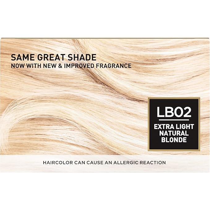 L'Oreal Paris Superior Preference Fade-Defying + Shine Permanent Hair Color, LB02 Extra Light Natural Blonde, Pack of 1, Hair Dye