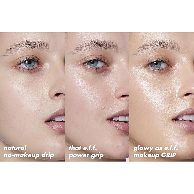 e.l.f. Power Grip Primer + 4% Niacinamide Mini, Gel-Based & Hydrating Face Primer, Evens Skin & Brightens, Grips Makeup, Vegan & Cruelty-Free