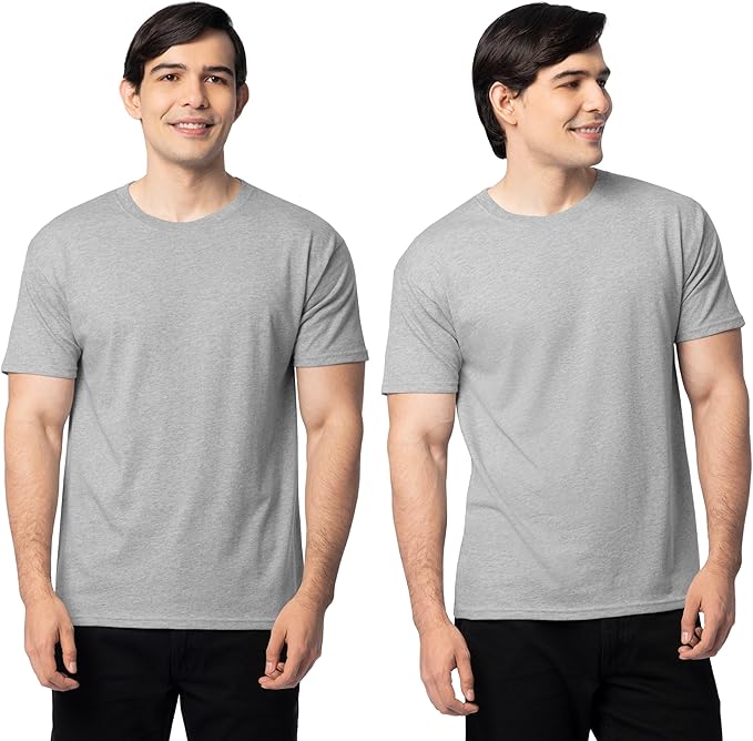 Fruit of the Loom Men's Eversoft Cotton Odor Control & Breathable Moisture Wicking T-Shirts