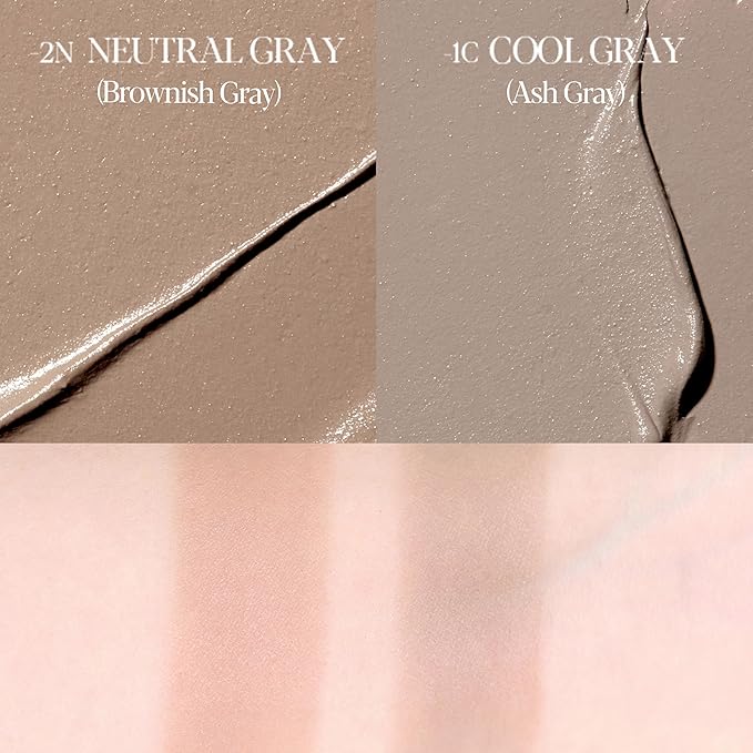 Espoir Be Glow Shading Stick Contour #2 Cool Gray│Creamy Solid Texture & Smooth Gliding on Face with Hyaluronic Peptide, Well-Blending and Seamless Contouring for Daily Makeup, Natural Color