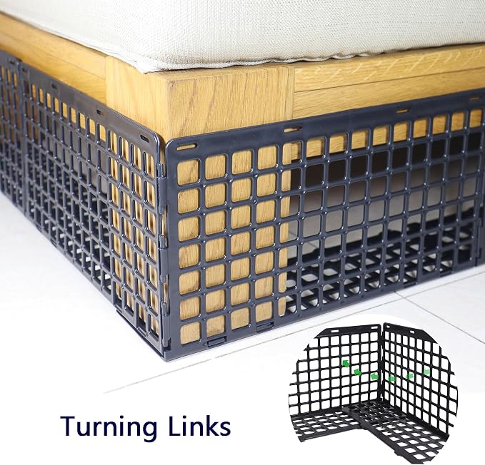 18 PCS Pet&Toy Blocker for Under Bed, Stops Pets from Crawling Under Couch