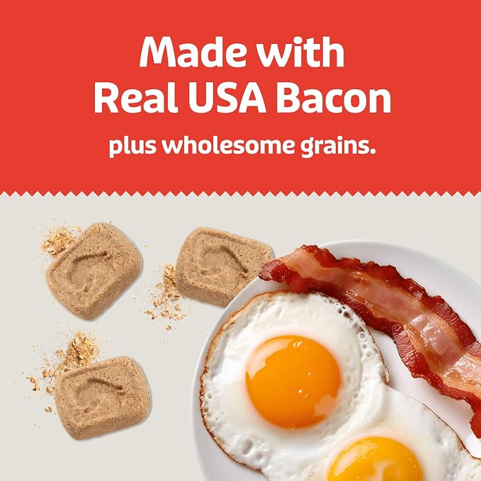 Blue Buffalo Health Bars Bacon Egg & Cheese Mini Dog Biscuits, 32 oz | Smaller Bite, Same Crunch, Oven-Baked, No Chicken By-Product, Corn, Wheat, or Soy