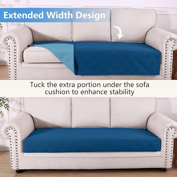 Waterproof Reversible Dog Blanket, Soft Couch Cover for Dogs Washable | Dual-Sided Waterproof Pet Bed Blanket, Resist Stains Spills & Pet Hair, Practical Furniture Protector For Pets, Size 40"x70"