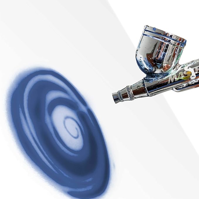 Custom Body Art Blue Airbrush Body Paint 1oz - Alcohol-Based, Waterproof, Body Paint for Adults, Cosplay, Temporary Tattoos