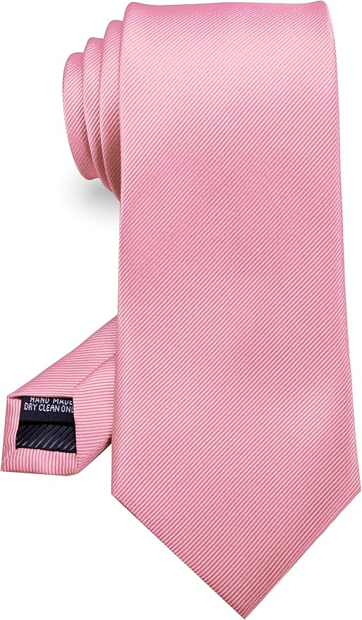 RBOCOTT Solid Color Tie Formal Necktie for Men