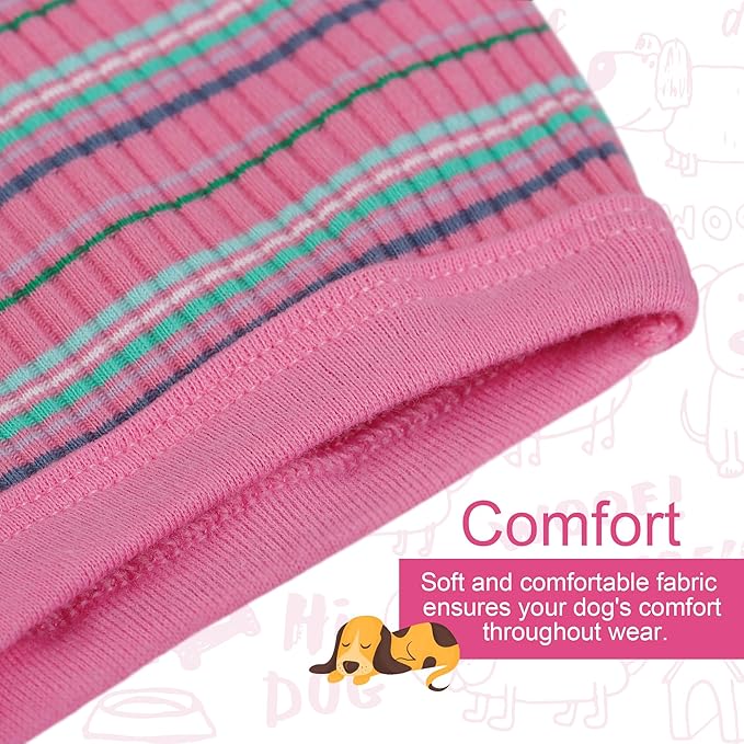 Elevate Your Pet's Comfort and Fashion: Premium 100% Cotton Rib Dog Shirt Vest for Small Breeds Like Chihuahuas, Yorkies, and Puppies .Year-Round Style with Tank-Style Puppy Attire Orange X-Large