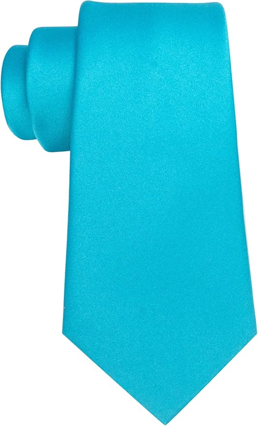 JEMYGINS Solid Color Tie Mens Necktie for Business and Wedding