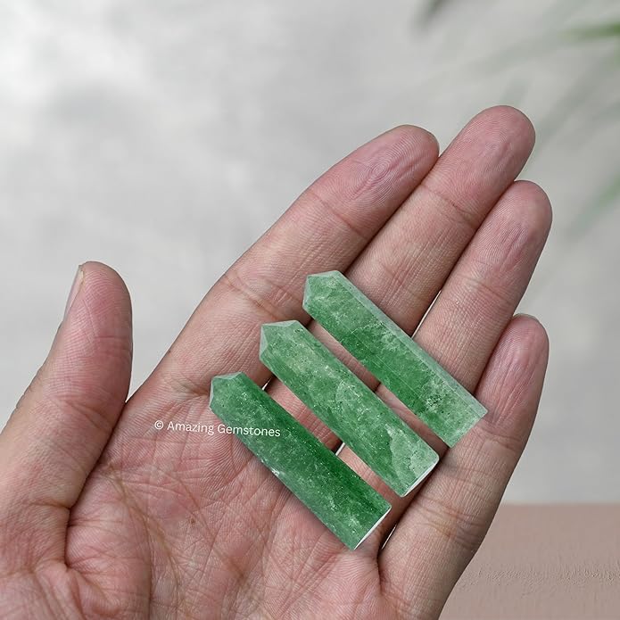 Amazing Gemstone Crystal Points Bulk Healing Crystals & Stones - Premium Single Terminated Healing Wand Point Bulk Crystals for Crafts, Crystal Grid, DIY Work