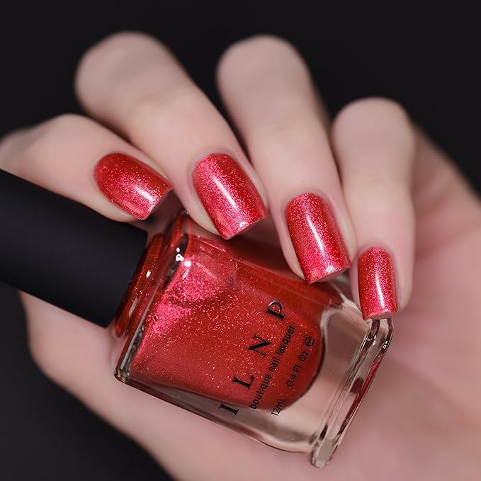 ILNP Love Me Not - Cardinal Red Ultra Metallic Bright Nail Polish