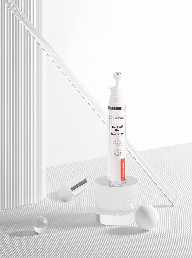 Dr Sebagh De-Puff Eye Cream (0.51 fl oz) - Award-Winning Eyecream for Dark Circles & Puffiness - Under Eye Moisturizer & Under Eye Plumper - Anti-Fatigue Hollow Eyes Treatment for All Skin Types