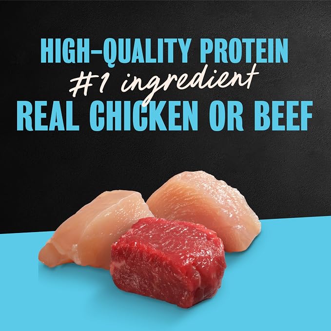 Cesar Loaf and Delights Wet Dog Food, Variety Lovers Pack, 3.5 oz, 36 Count | Real beef or chicken #1 ingredient, no fillers or artificial flavors, easy to digest, slow-cooked, easy-peel trays