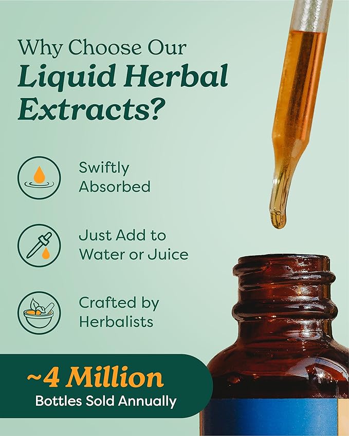Herb Pharm Anxiety Soother Liquid Herbal Formula with Kava Extract and Holy Basil Essential Oil for Mild and Occasional Anxiety Support* - 4 Ounce