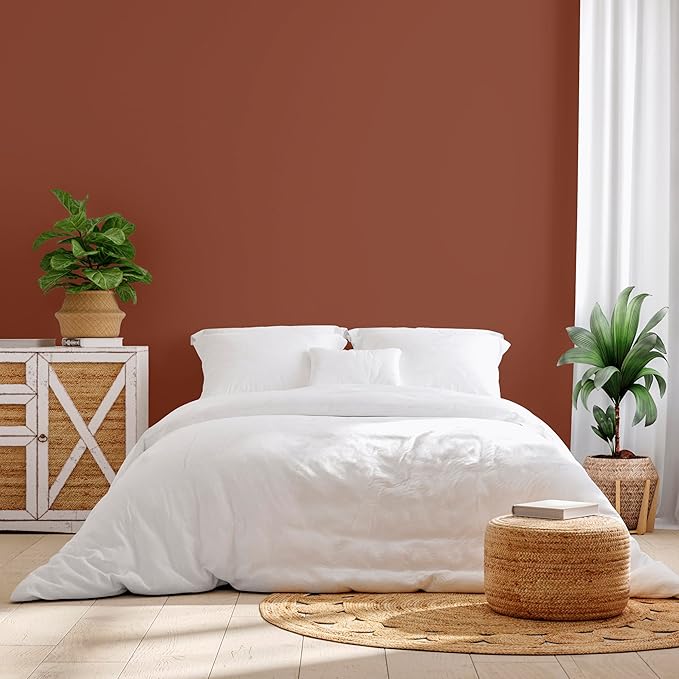 Rust-Oleum Color Spark Interior Paint and Primer in One, Semi-Gloss, Red Rocks, 1 Gallon