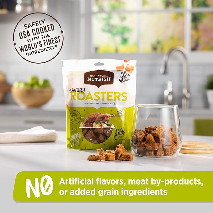 Nutrish Savory Roasters Chicken Recipe Premium Dog Treats, 12 oz. Pouch (Rachael Ray) (Pack of 2)