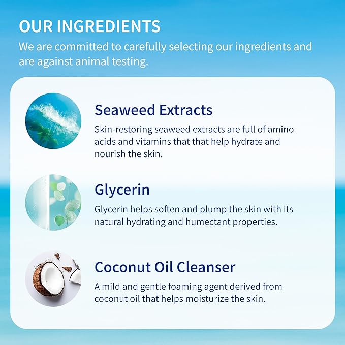 Inis the Energy of the Sea Refreshing Bath and Shower Gel - Sulfate Free Body Wash for Women and Men - Ocean Fresh Fragrance - 7 Fluid Ounce