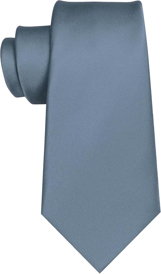JEMYGINS Solid Color Tie Mens Necktie for Business and Wedding