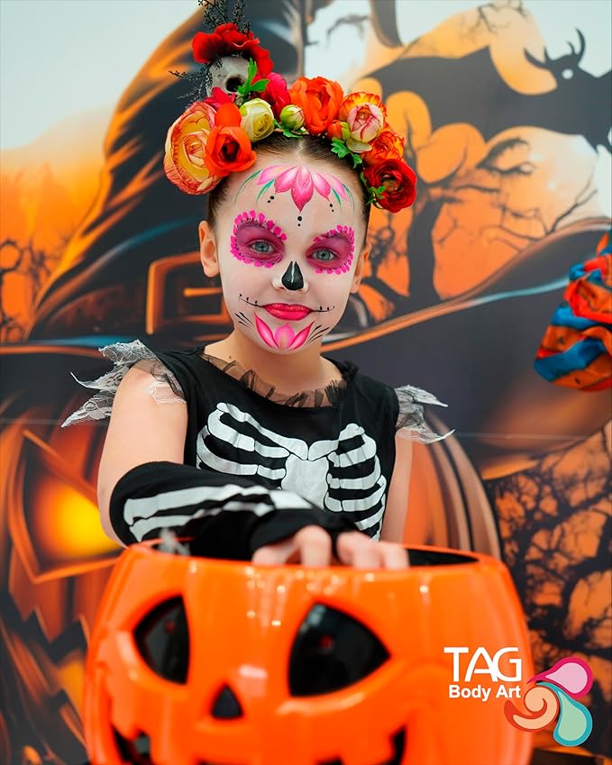 TAG Professional Face and Body Paint, Regular Fuchsia 32gm, non-toxic, hypoallergenic, easy to wash off, ideal for Kids Parties, Halloween, Cosplay and Events