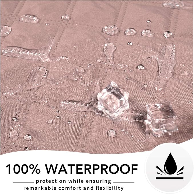 Easy-Going Waterproof Dog Bed Cover, Non-Slip Pet Blanket, 52x82in, Pink | Leakproof Couch Cover, Machine Washable Furniture Mattress Protector, Soft Sofa Mat For Dogs, Pet Friendly