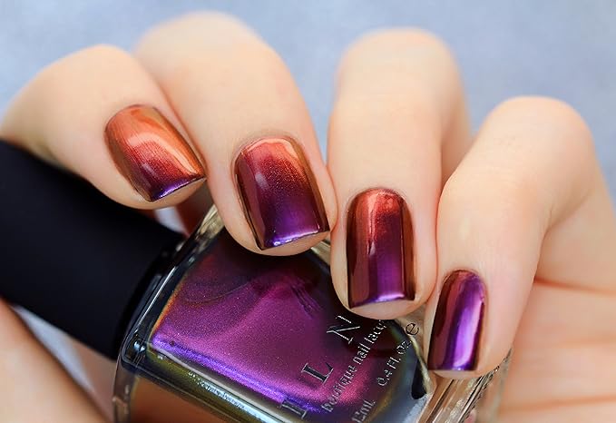 ILNP Undenied - Violet, Red, Gold Color Shifting Ultra Chrome Nail Polish