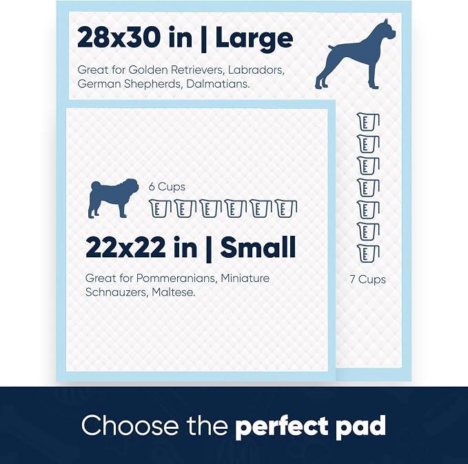 AKC Puppy Training Pads, 22" x 22", Fresh Scent, 200 Count