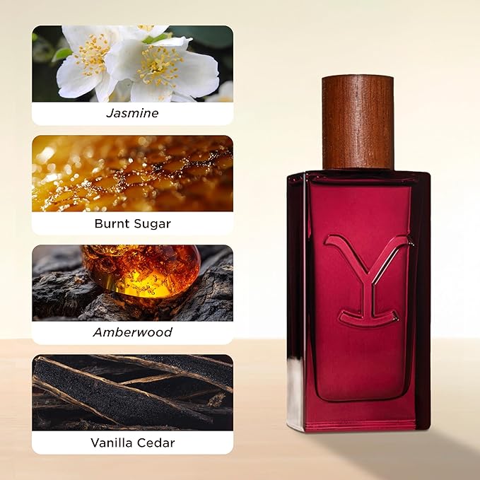Tru Western Yellowstone Tornado Women’s Eau de Parfum, Wind Bloom Jasmine, Blue Cyclamen, Amberwood, Burnt Sugar Crystals & Vanilla Cedar, 1.7 fl oz (50 ml)