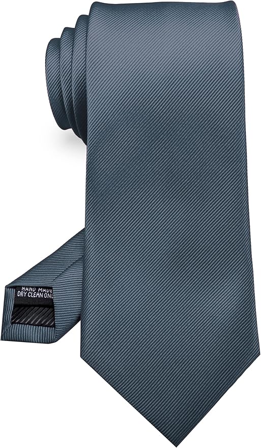 RBOCOTT Solid Color Tie Formal Necktie for Men