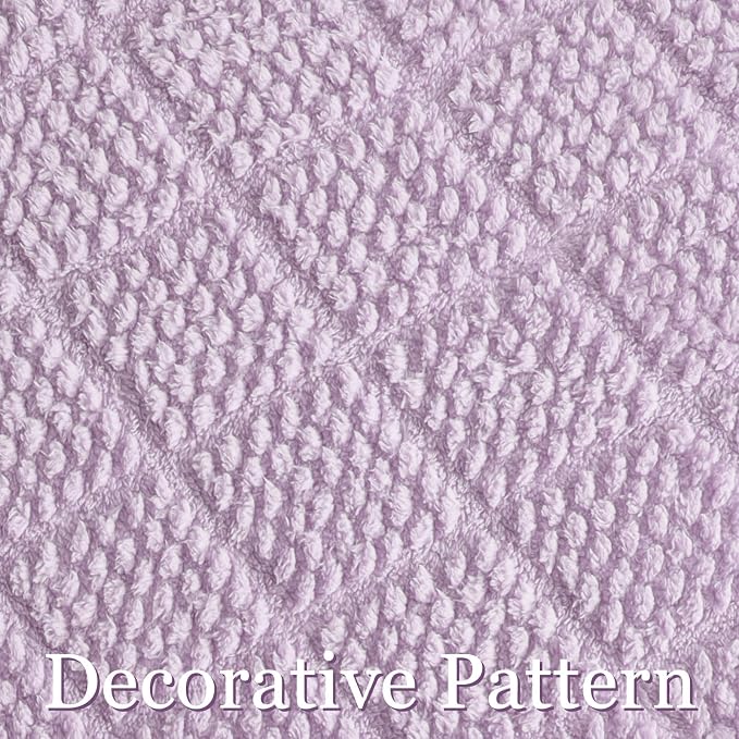 Whale Flotilla Soft Fleece Throw Blanket for Couch, Lilac | Jacquard Waffle Blankets for Home Decor, Lightweight and Cozy, All Season Suitable, 50x60 Inch