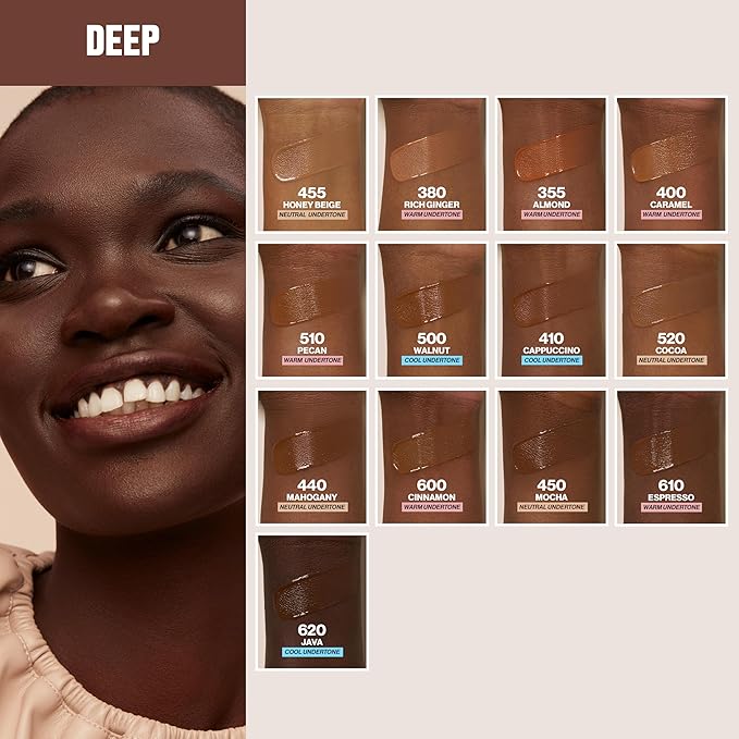 Revlon Liquid Foundation, ColorStay Face Makeup for Combination & Oily Skin, SPF 15, Medium-Full Coverage with Matte Finish, 450 Mocha, 1 fl oz
