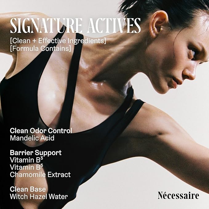 Nécessaire - The Deodorant Gel Eucalyptus - Aluminum-Free - For Women & Men. Clinical Mandelic Acid Deodorant. Extra Strength Odor Control. No Bumps. No Discoloration. No Parabens. 1.7 fl oz