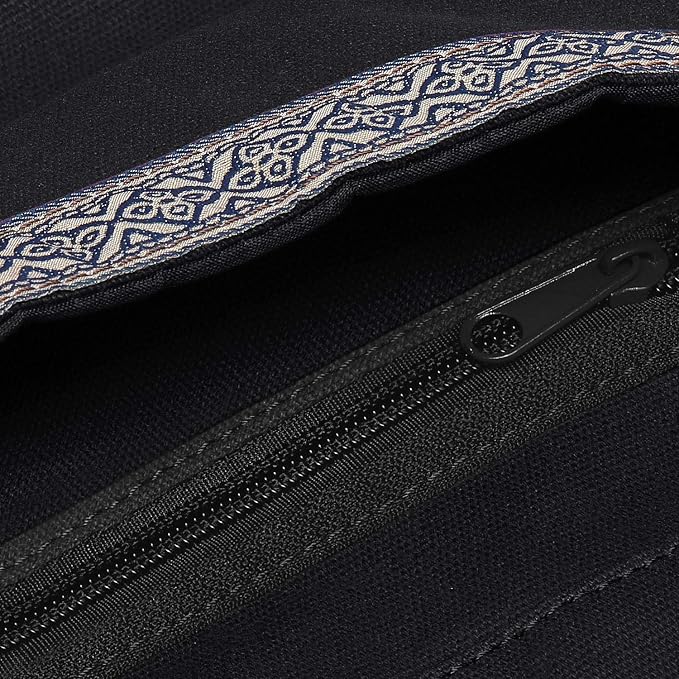 Ewedoos Canvas Yoga Mat Bag Fits Most Mats Yoga Bag with Large Storage Pockets to Hold More Accessories Ideal for Pilates Workout Gifts & Travel