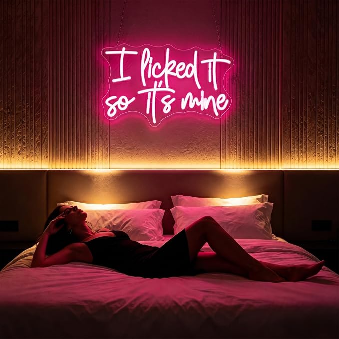 Neon Sign, Neon Signs for Wall Decor LED Signs Neon Light | Pink Funny Neon Signs for Bedroom, Living Room, Business, Cafe, Bar, Party, Home Decor, Pink Decor, Gift, USB Powered