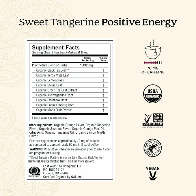 Yogi Tea Favorites Variety Pack - 16 Bags per Pack (6 Packs) - Organic Gift Box - Includes Sweet Tangerine Positive Energy, Honey Lavender Stress Relief, Bedtime & More