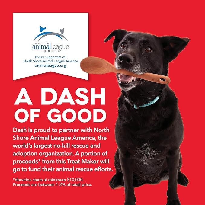 DASH Mini Dog Treat Maker, Small, Red (Pack of 4)
