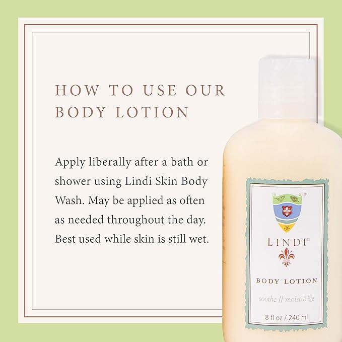 LINDI SKIN Soothing Body Treatment Trio - Includes Body Wash, Body Lotion, and Cooler Pad - Relieves Painful Effects of Radiation Burn - Dermatologist & Allergy Tested Skin Care Products