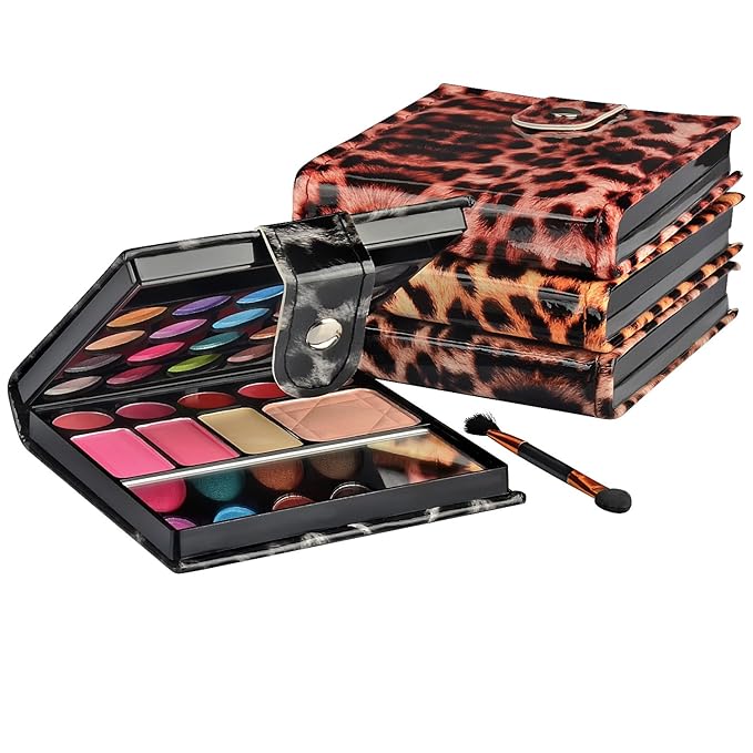 Professional Makeup Kit Eyeshadow Palette Lip Gloss Blush Concealer,29 Color