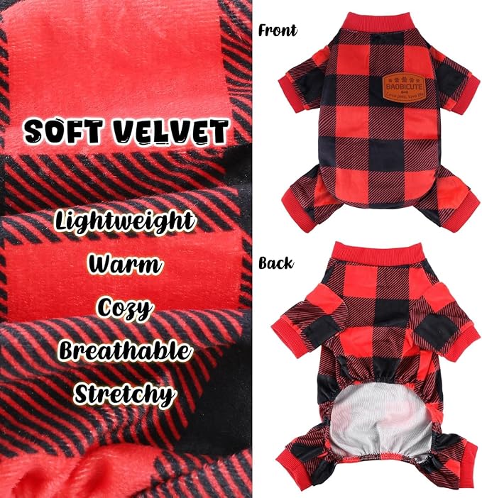 4 Pack Dog Pajamas Soft Lightweight Dog Recovery Suit Onesie Clothes for Small Medium Large Female Pet Boys Girls Dogs Cats