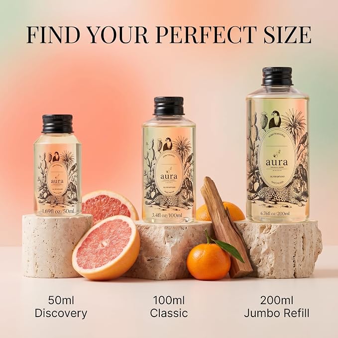 A U R A - Marseille Fragrance Oil for Waterless Scent Diffuser - Inspired by Loevve-Solo | (1.7 fl oz, 50 ml) Pure Essential Oil Blends for Aromatherapy Diffuser & Hotel Collection Oil Diffuser