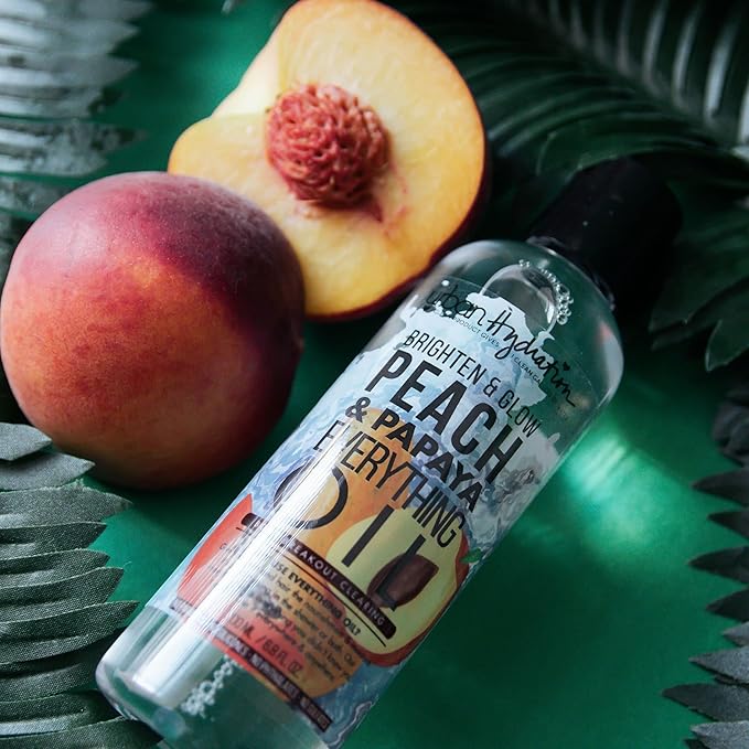 Urban Hydration Brighten & Glow Peach & Papaya Everything Oil | Sulfate, Paraben, Gluten, and Dye Free, Hydrates, Softens & Improves Overall Appearance of Skin| 6.8 Ounces