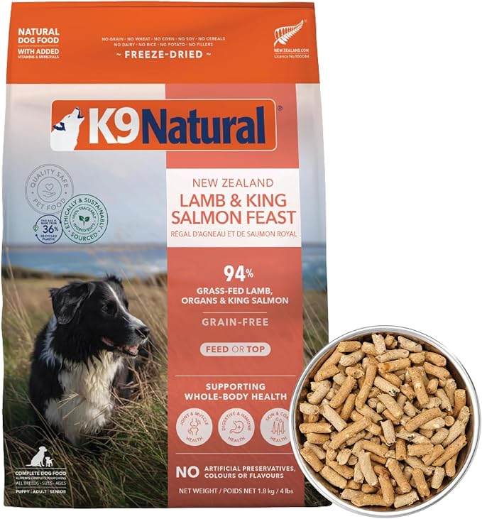K9 Natural - Freeze Dried High Protein Grain-Free Dog Food Or Topper