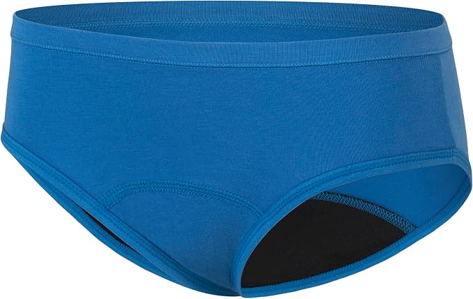 Hanes Girls' Period Underwear Boxer Briefs, Comfort Period Boxer Brief Panties for Girls, Moderate Protection