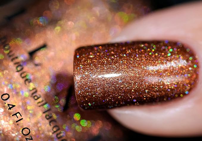 ILNP Cabin Fever - Burnt Orange Holographic Nail Polish