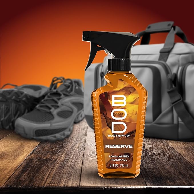 BOD man Fragrance Body Spray, Reserve, 8 fl oz