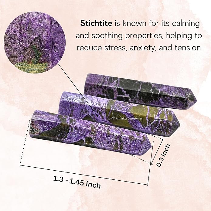 Amazing Gemstone Crystal Points Bulk Healing Crystals & Stones - Premium Single Terminated Healing Wand Point Bulk Crystals for Crafts, Crystal Grid, DIY Work