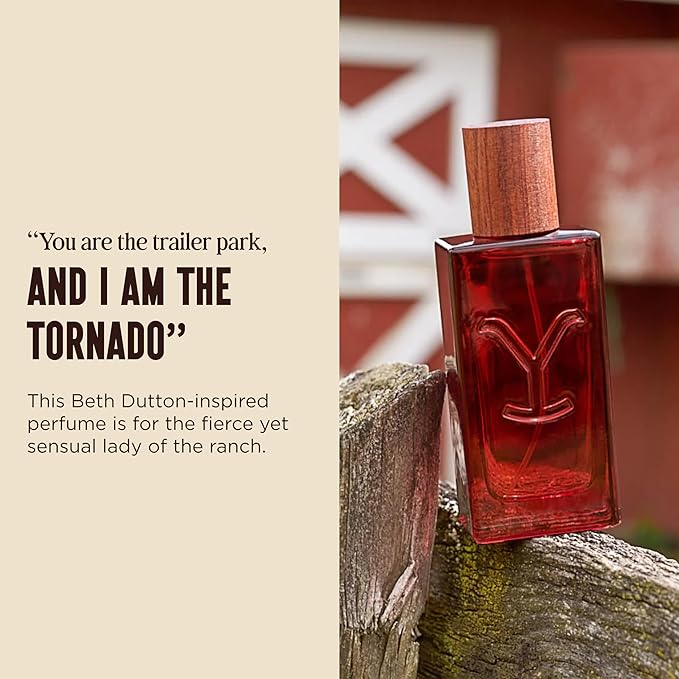 Tru Western Yellowstone Tornado Women’s Eau de Parfum, Wind Bloom Jasmine, Blue Cyclamen, Amberwood, Burnt Sugar Crystals & Vanilla Cedar, 1.7 fl oz (50 ml)