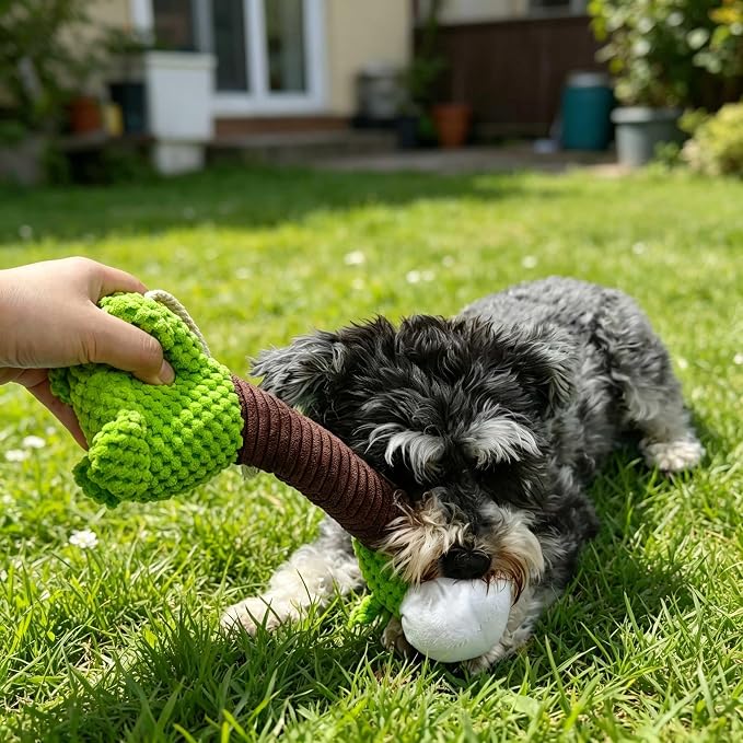 Squeaky Plush Dog Toys, Cute Animal Pet Toy for Small Dogs, Deer