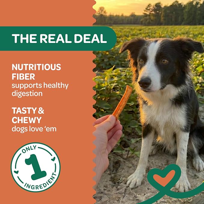 Wholesome Pride Sweet Potato Fries Healthy Dog Treats, 1 Ingredient, 16 oz