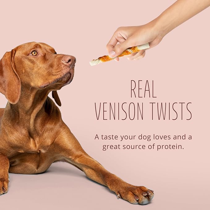 Better Belly Proteins Twist Sticks Highly Digestible Dog Treats, 25 Count