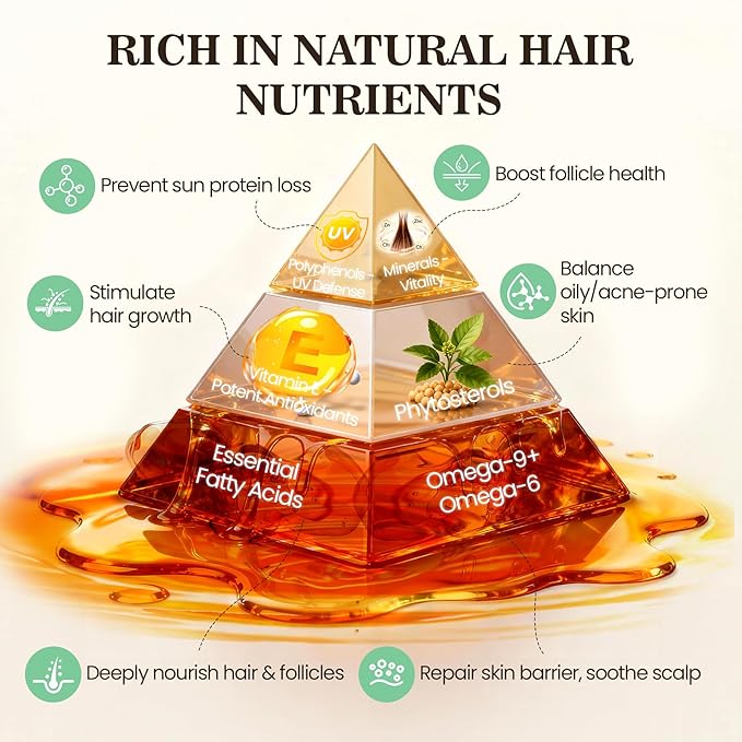 Batana Oil for Hair Growth Dr Sebi, 100% Raw Organic Batana Hair Mask from Honduras, Wild Growth Hair Oil, Scalp Oil Promotes Hair Thickness, Prevents Loss for Men & Women (4.06 Fl Oz, Nutmeg)