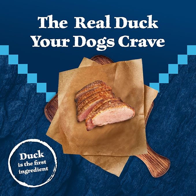 Blue Buffalo Wilderness Duck & Wholesome Grains Adult Dry Dog Food, 4.5 lb | 39g Protein, Real Duck #1 Ingredient, Antioxidant-Rich Fruits & Veggies, High Protein to Fuel Adventures